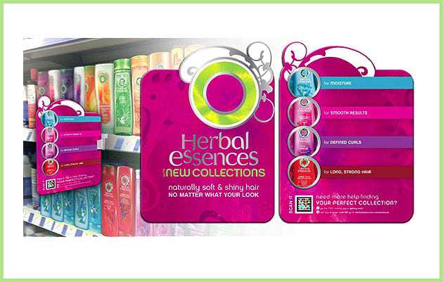 Herbal Essences Uses Colorful Microsoft Tags