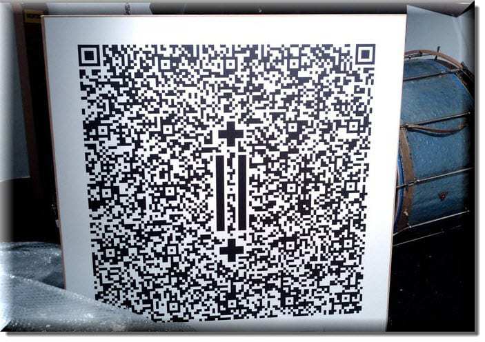 QR Code Plaque Being Auctioned on Ebay
