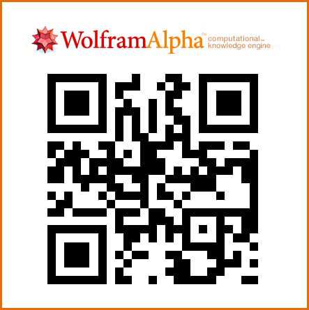 WolframAlpha's QR Code