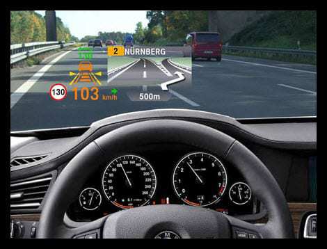 BMW HUD Display