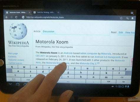 Motorola Xoom Tablet