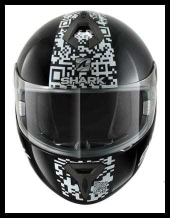 QR Code Helmet augmented reality