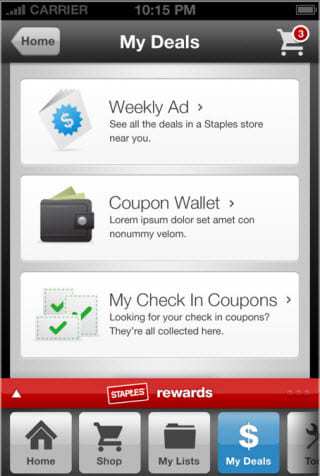 Staples Mobile App