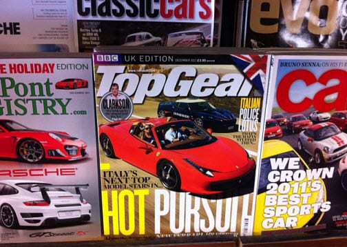 Top Gear Magazine Augmented Reality