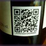 Example of QR Code on Wine