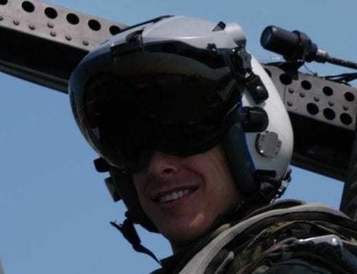 This is not a Vuzix helmet - This is a helmet mounted cueing system