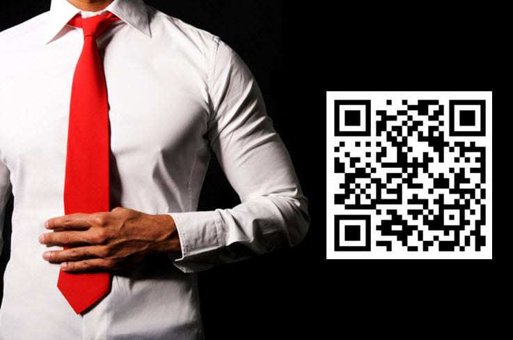 QR Codes shopping for men