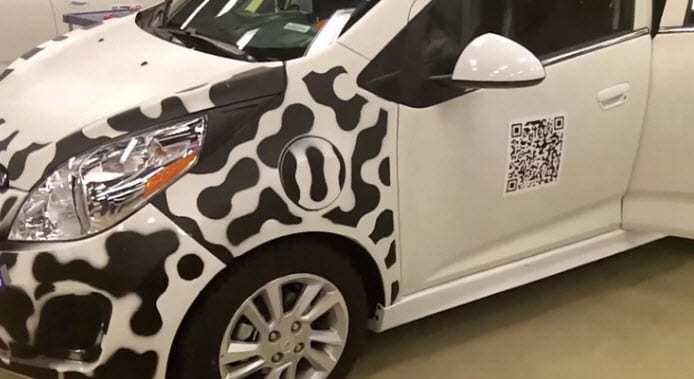 Chevrolet QR Codes for Electric car