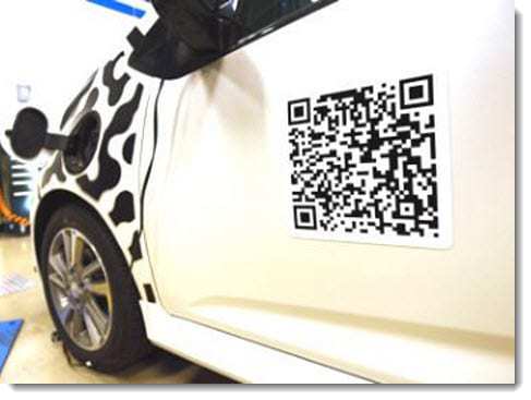 Chevrolet QR Code for Electric Car