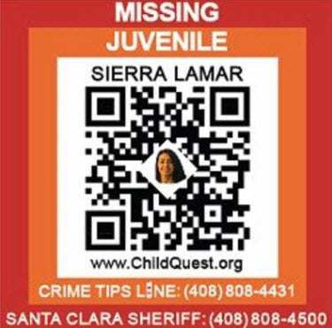 QR codes missing children