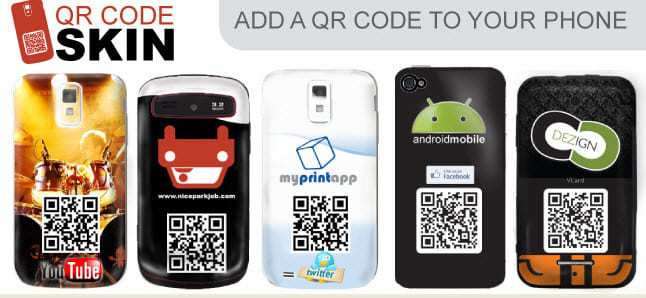 QR code phone skins