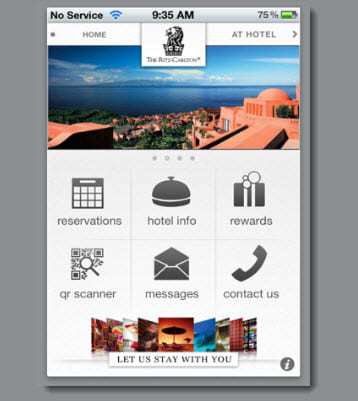Ritz Carlton Mobile App