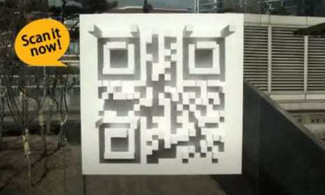 qr codes shadow used to bring in customers