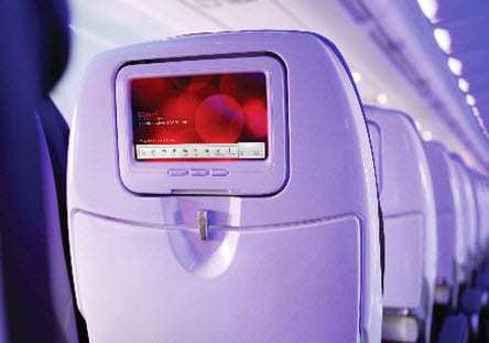 Rock the Vote QR Codes on Virgin America flights