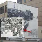 QR Code mural by Central New York arts group