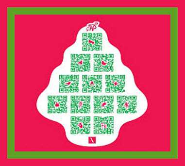 QR Codes used for holiday shopping promotions