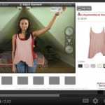 Virtual dressing room video