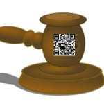 qr codes gavel law court