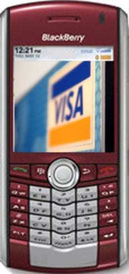 blackberry mobile payments visa
