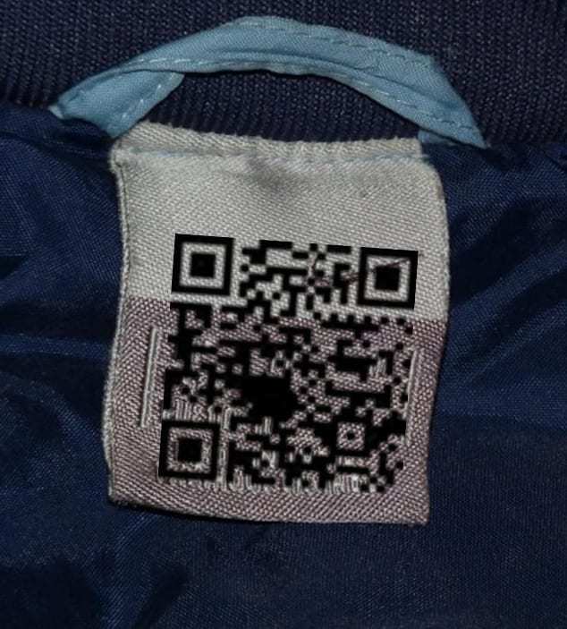 QR codes clothing labels