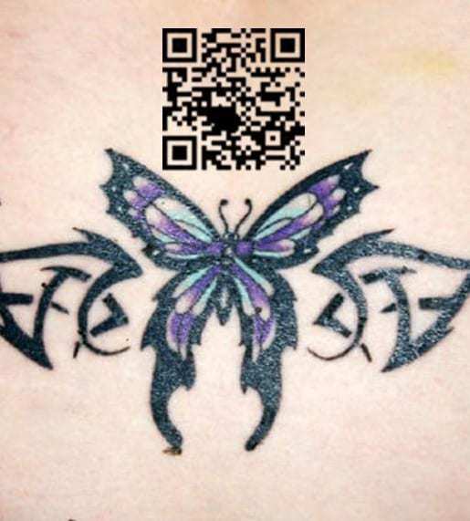 QR codes tattoo