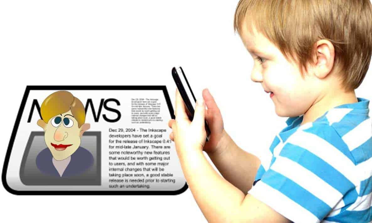 augmented reality newspaper for kids