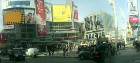 Yonge Dundas Square Augmented Reality Billboard
