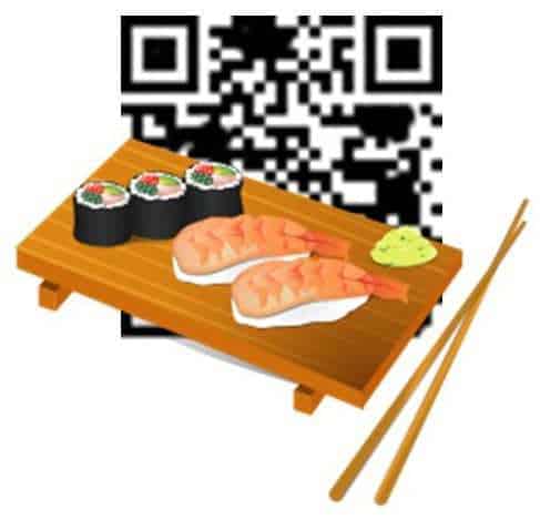 qr code sushi