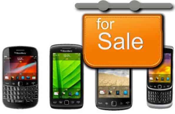 BlackBerry mboile technology sale