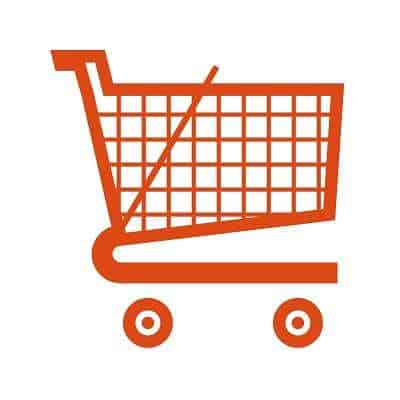 NFC technology tablet shopping cart