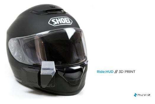 Nuviz Augmented Reality Helmet
