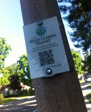 QR Codes used for transportation