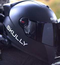 Skully motorcycle helmet wearable tech