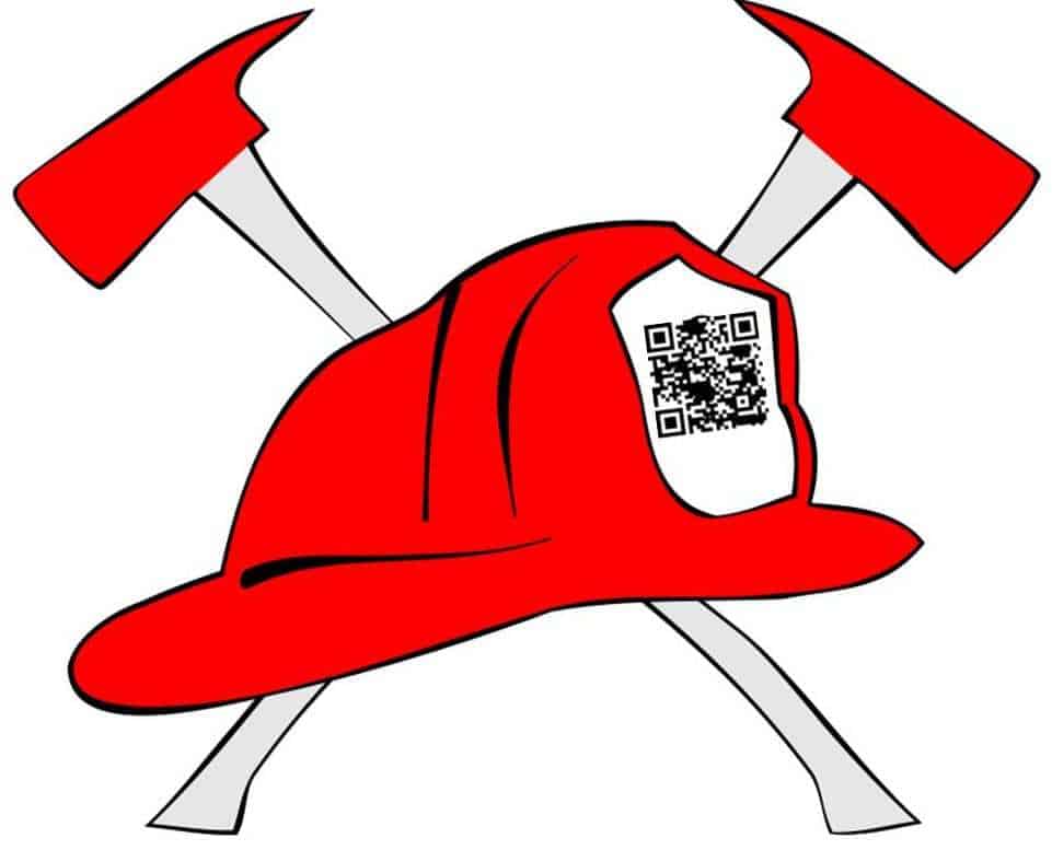 charity qr codes firefighter