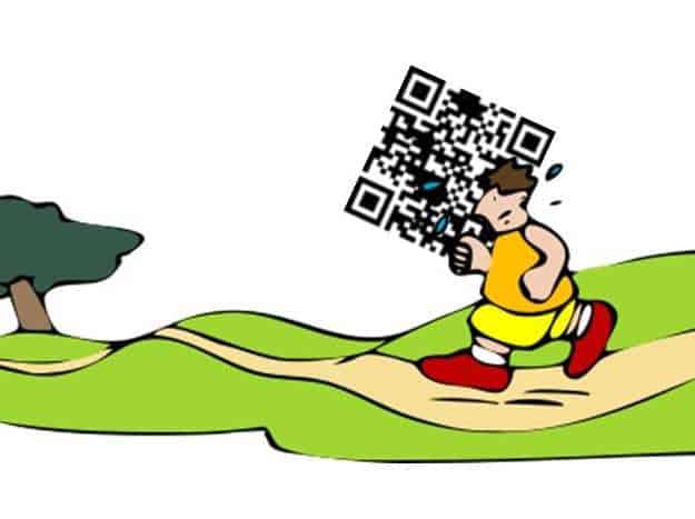 marathon run qr codes