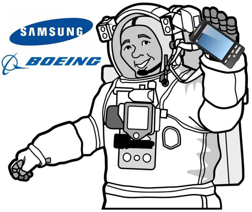 space mobile technology samsung boeing