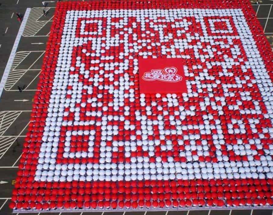 world record Coca-Cola QR codes