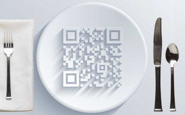 edible qr codes restaurant