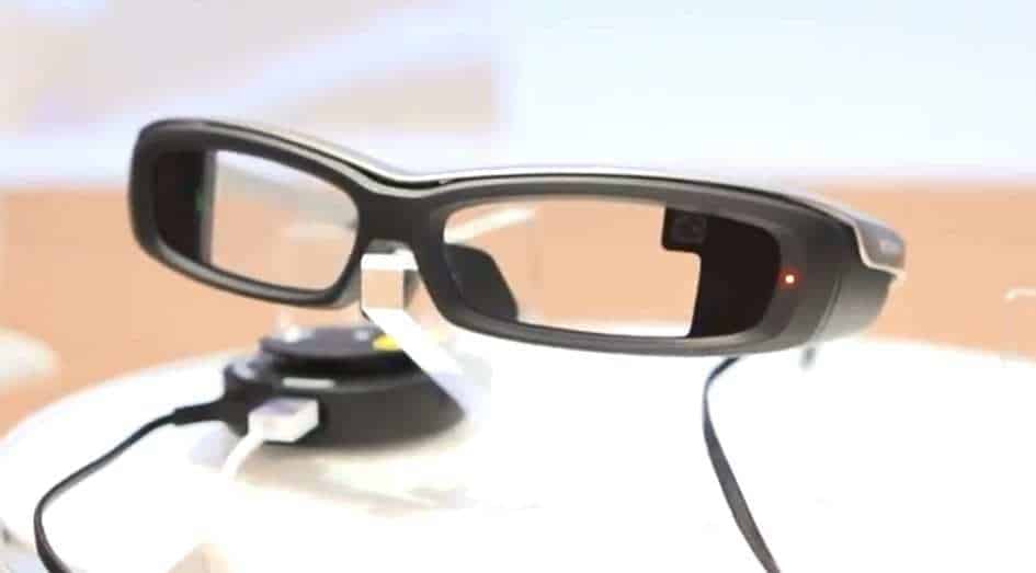 Sony Smart eyeglass augmented reality glasses