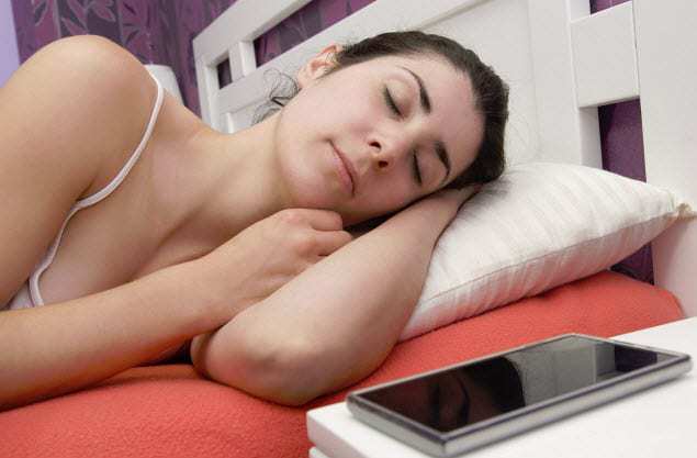 mobile technology smartphone text sleep