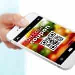 qr code usage mobile coupon