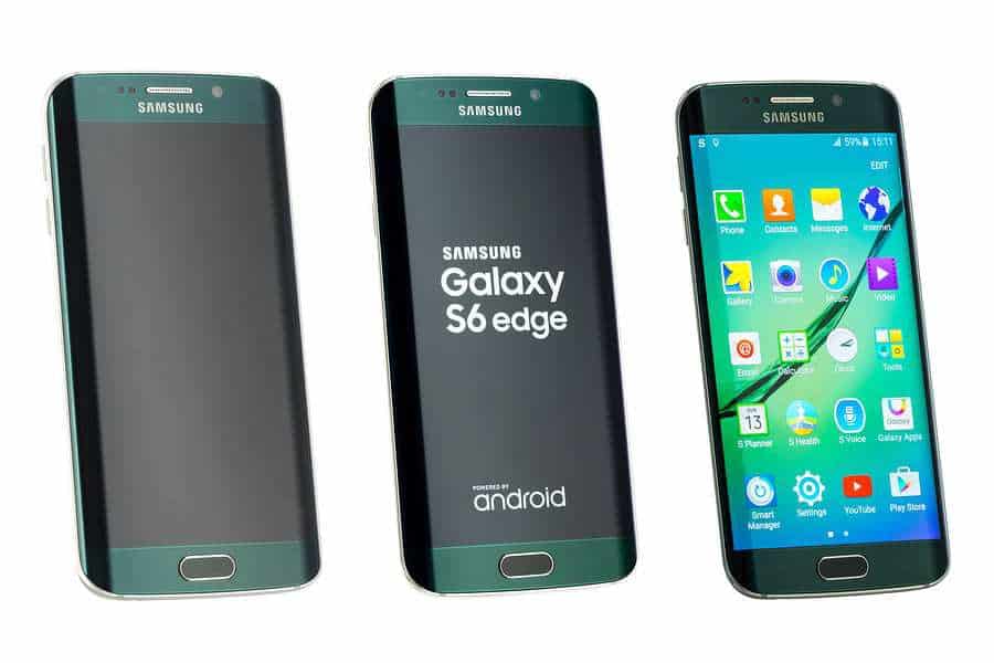 Samsung phones green Galaxy S6 edge mobile web browser