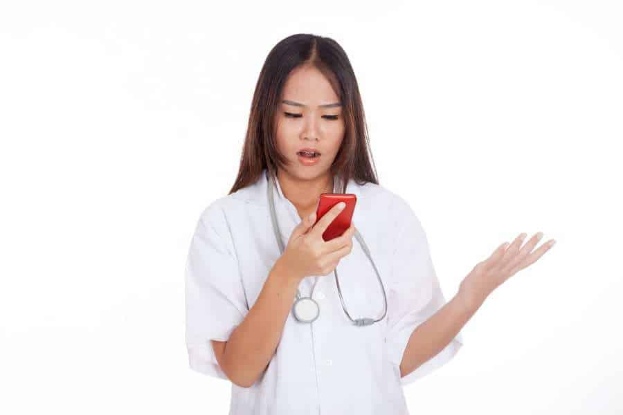 Doctor upset mobile health apps