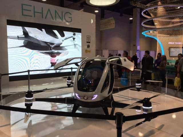 Ehang 184 PFV human passenger drone