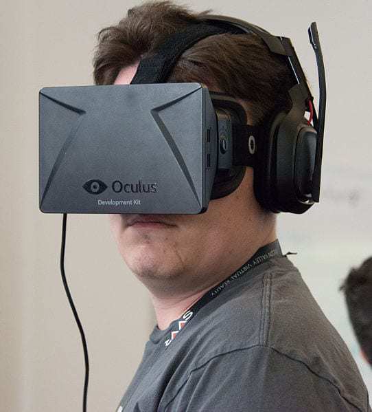 Oculus Rift virtual reality headset