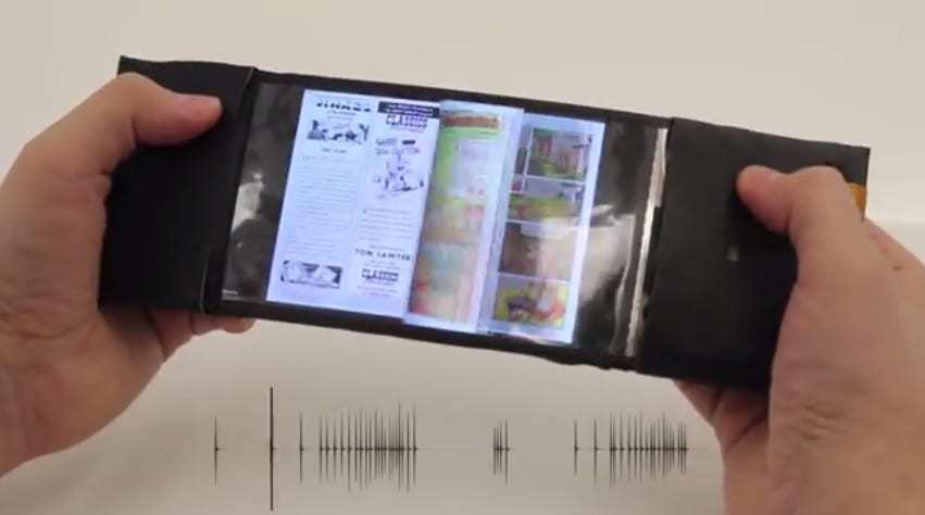 Reflex bendable smartphone