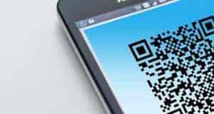 QR Code payment system - qr code on smartphone
