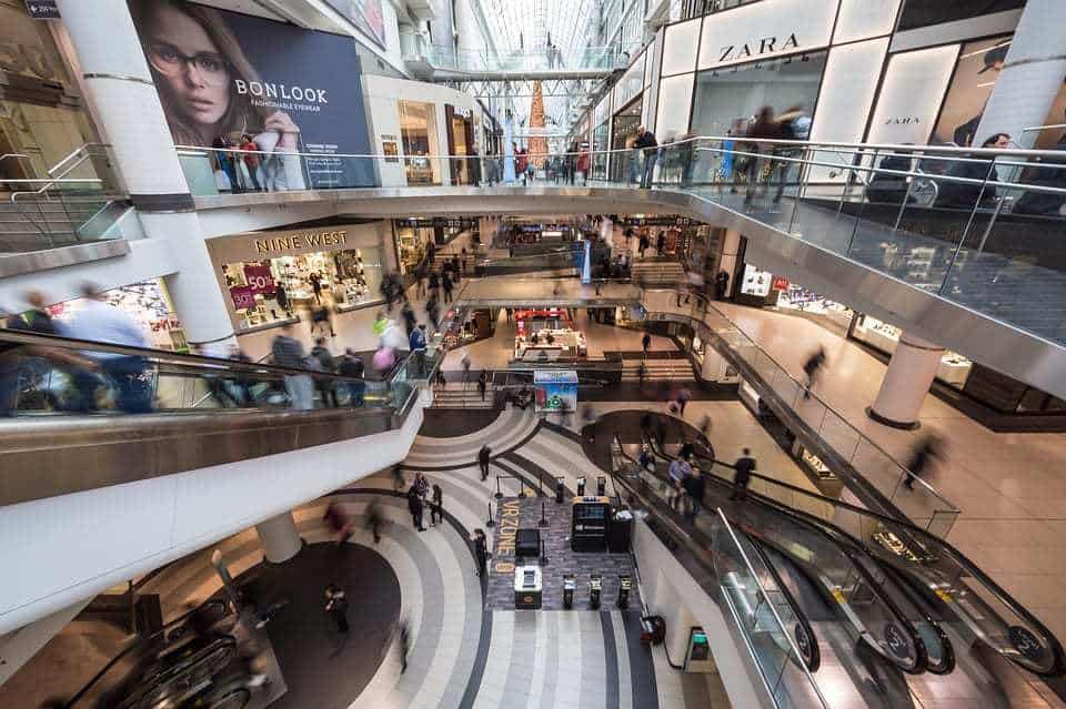 shopping mall unionpay qr codes
