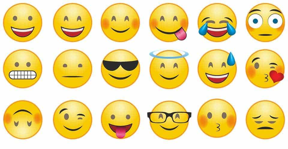 Emoji usage in mobile marketing - emoji smileys