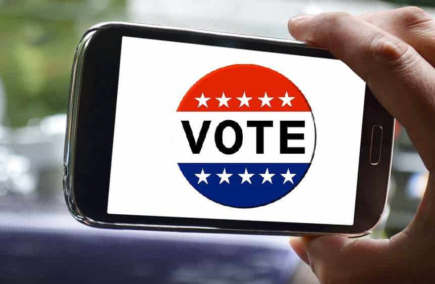 Smartphone voting - US voting via mobile phone